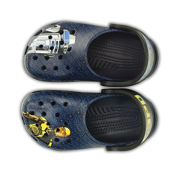 CROCS CLASSIC STAR WARS R2D2 C3PO NAUTICAL NAVY