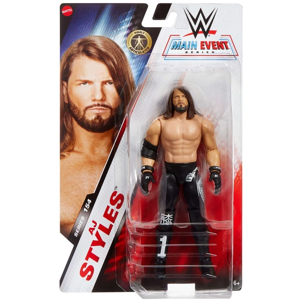 WWE BASIC ACTION FIGURE - AJ STYLES