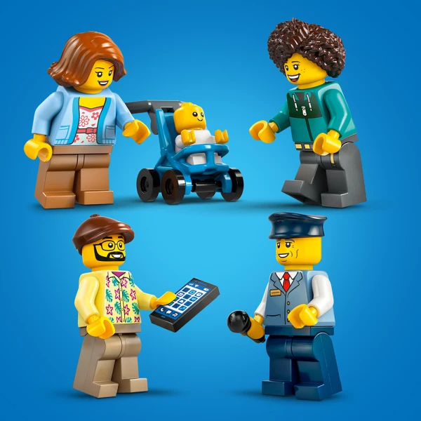 LEGO® CITY ΚΟΚΚΙΝΟ ΔΙΩΡΟΦΟ ΛΕΩΦΟΡΕΙΟ ΞΕΝΑΓΗΣΗΣ