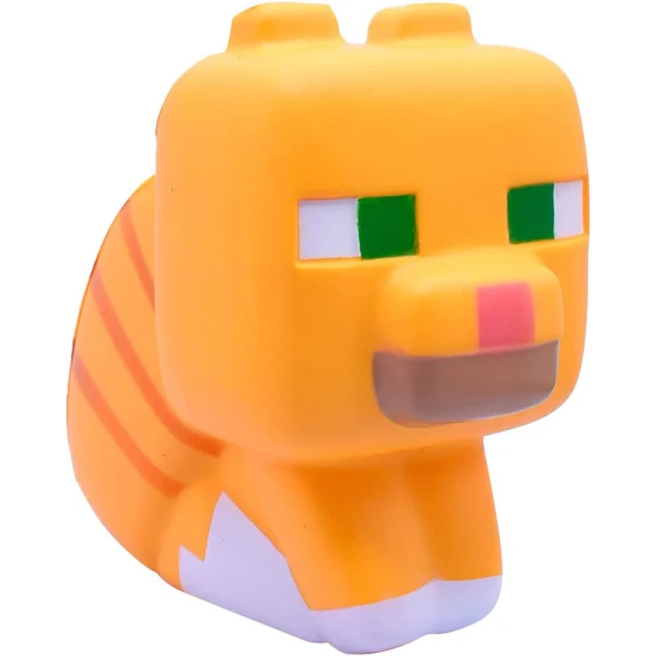 BAG MINECRAFT SQUISHY MEGA 15 cm - TABBY CAT