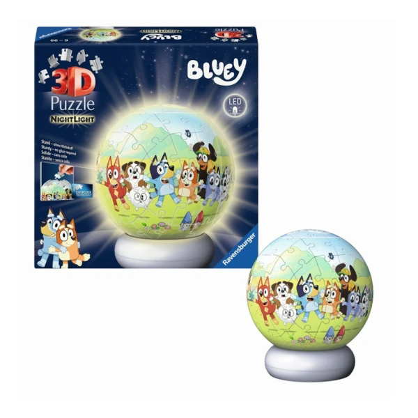 RAVENSBURGER 3D NIGHTLIGHT BLUEY