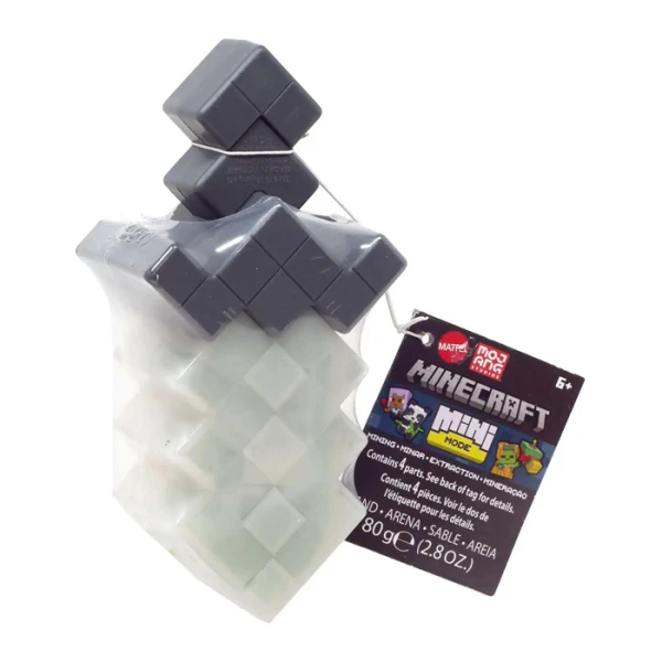 MINECRAFT MINI MODE MINING SURPRISE FIGURE - GREY