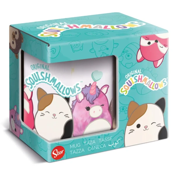 ΚΕΡΑΜΙΚΗ ΚΟΥΠΑ 325ml SQUISHMALLOWS ΣΕ ΚΟΥΤΙ ΔΩΡΟΥ