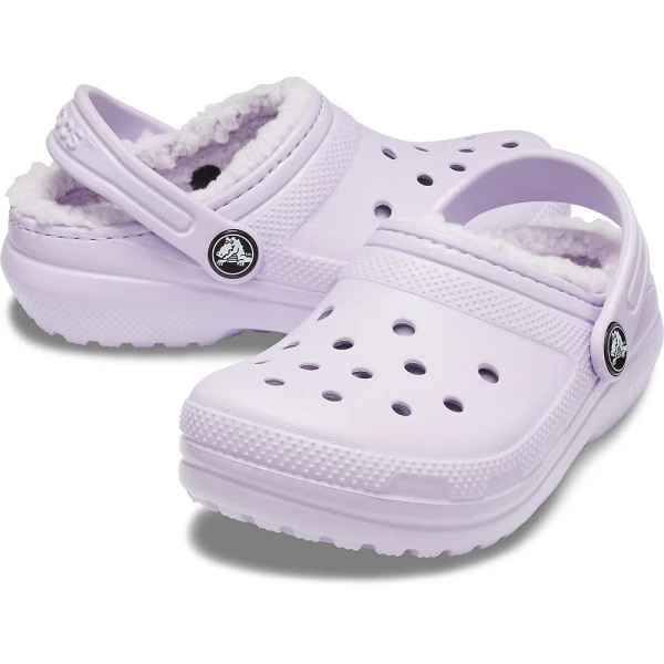 CROCS CLASSIC LINED CLOG K LAVENDER-LAVENDER
