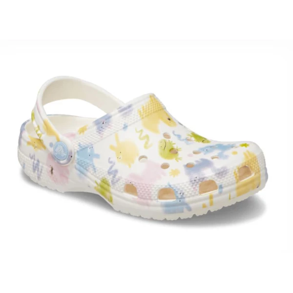 CROCS CLASSIC PASTEL PETS CLOG T CHALK