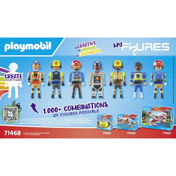PLAYMOBIL CITY ACTION MY FIGURES: FIRE RESCUE