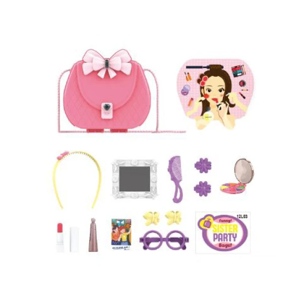 HANGING BAG WITH BOW - COSMETICS SET