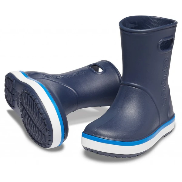 CROCS CROCBAND RAIN BOOTS K NAVY-BRIGHT COBALT