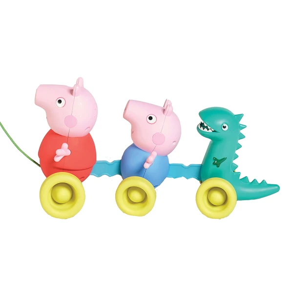 TOMY TOOMIES ΒΡΕΦΙΚΟ ΠΑΙΧΝΙΔΙ ΣΥΡΟΜΕΝΟ ΟΙΚΟΓΕΝΕΙΑ PEPPA PIG ΓΙΑ 18+ ΜΗΝΩΝ