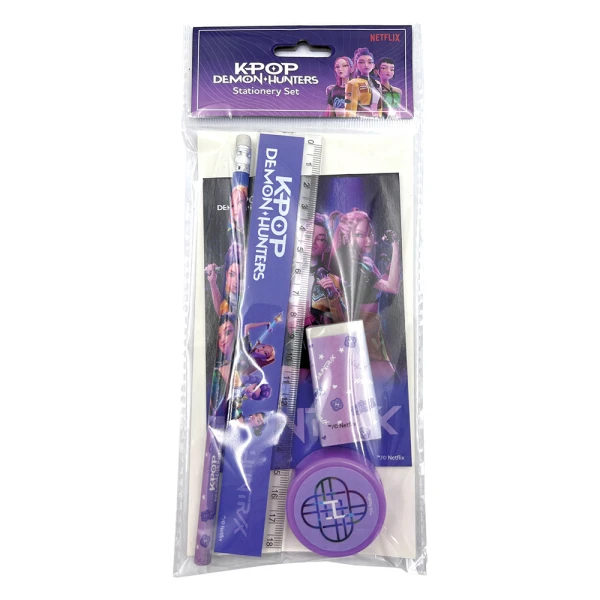 STATIONERY SET & NOTEBOOK K-POP DEMON HUNTERS