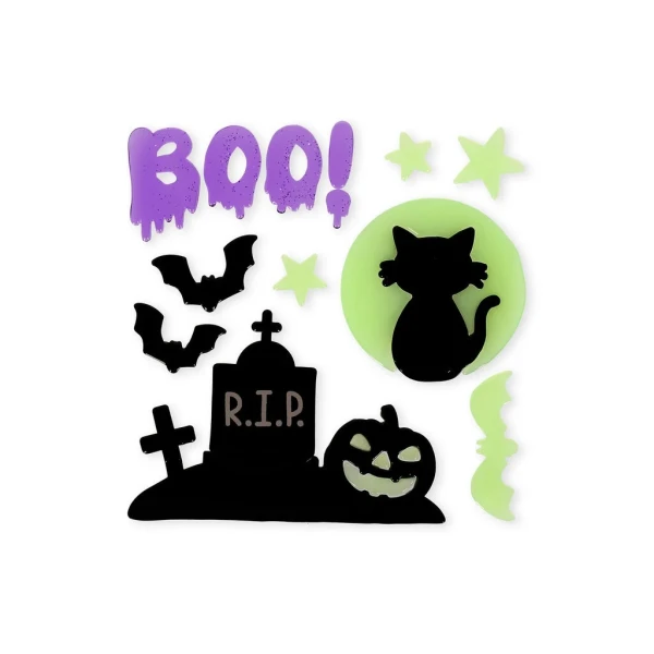 LEGAMI WINDOW GLOW – SET OF GLOW-IN-THE-DARK WINDOW STICKERS