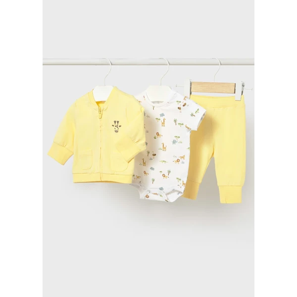 MAYORAL TRACKSUIT 3 PIECES BODY YELLOW 
