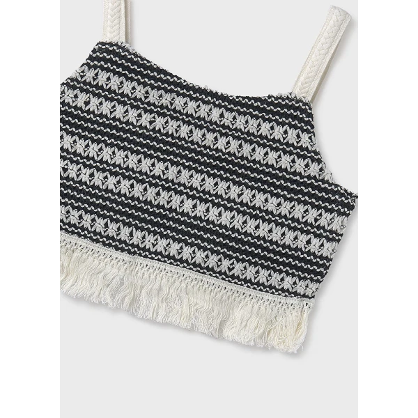 MAYORAL KNITTED TOP BLACK 