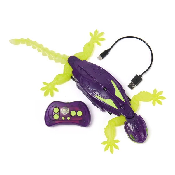 HEX BOTS WALL CRAWLER GECKO GLOW IN THE DARK