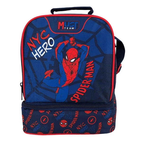 MUST TEAM ΙΣΟΘΕΡΜΙΚΟ ΤΣΑΝΤΑΚΙ ΦΑΓΗΤΟΥ 22Χ16Χ28 εκ. SPIDERMAN NYC HEROES