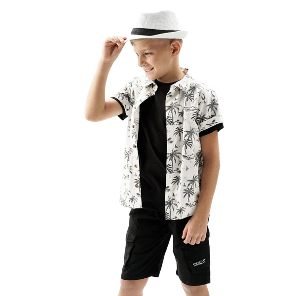 ENERGIERS BOY\'S BERMUDA BLACK
