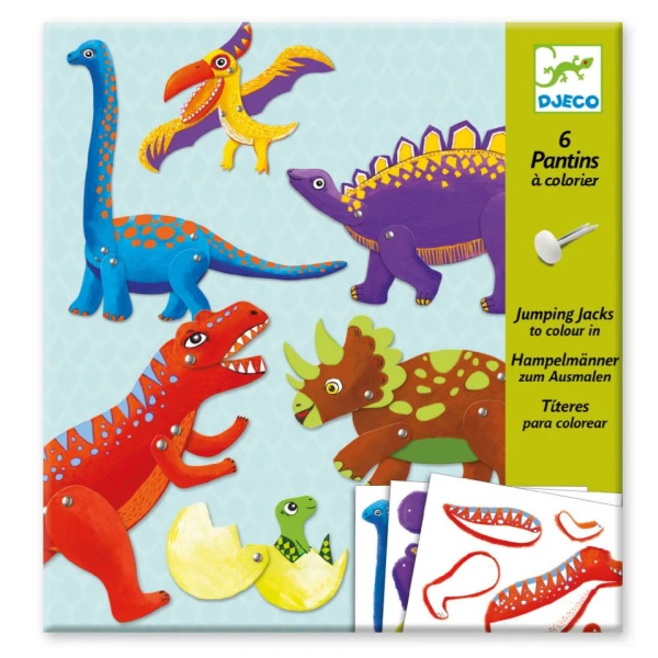 DJECO MAKING MARIONETS DINOSAURS
