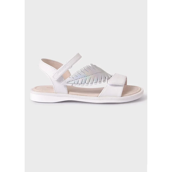 SANDALS LEAF PLATINUM BLOND