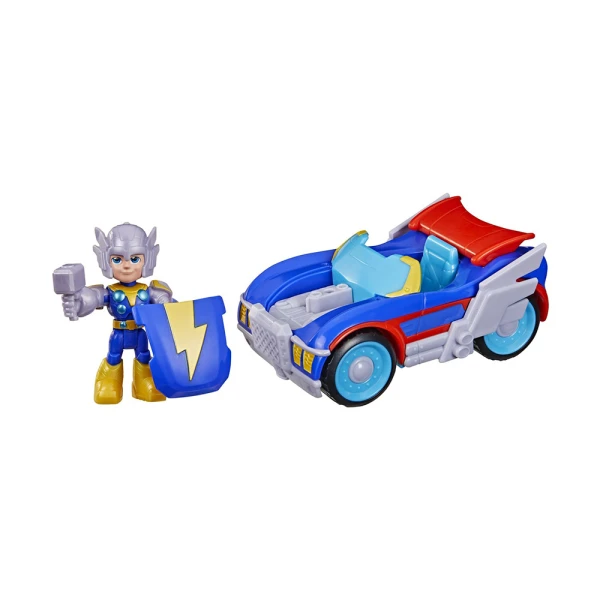 MARVEL IRON MAN AND HIS AWESOME FRIENDS THOR ROADRACER