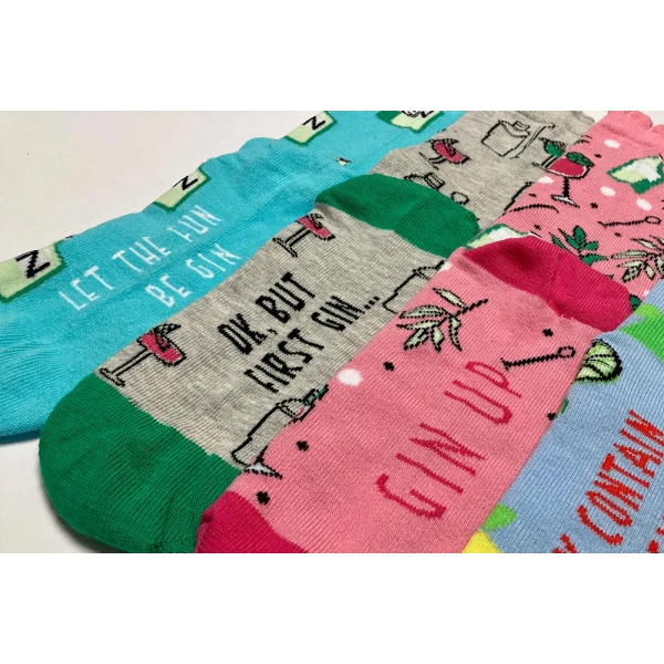 BOXT SOCKS WOMEN SOCKS Νο 37-42 GIN SOCKTAILS