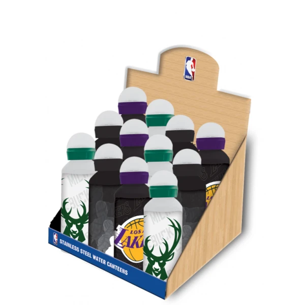 BACK ME UP ΠΑΓΟΥΡΙ ΑΝΟΞΕΙΔΩΤΟ SS 580 ml NBA - 3 ΣΧΕΔΙΑ