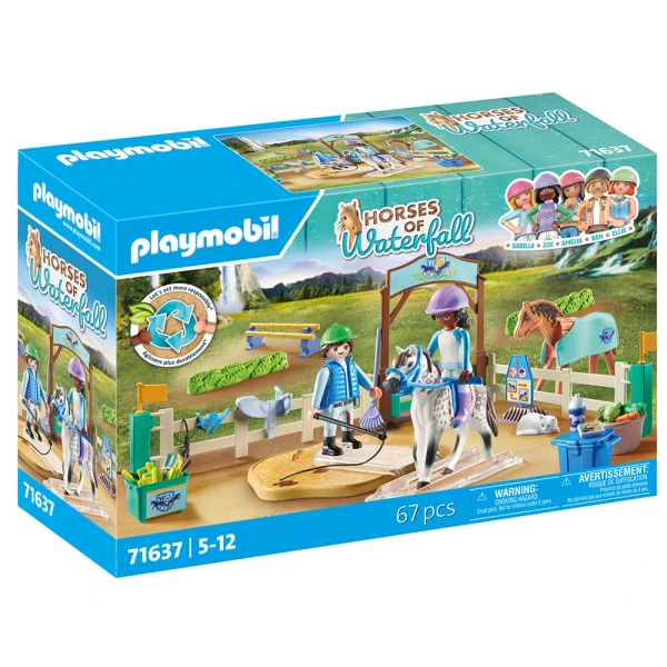 PLAYMOBIL HORSES OF WATERFALL MODERN RIDING SCHOOL