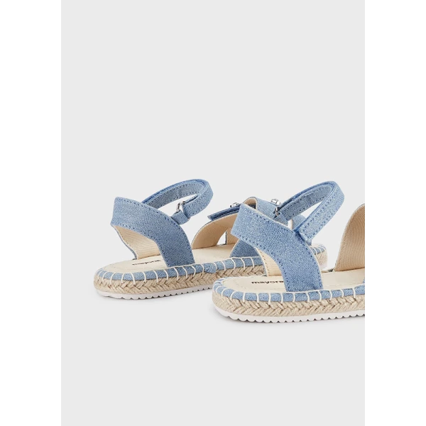 MAYORAL SANDALS JUTE STONES DENIM