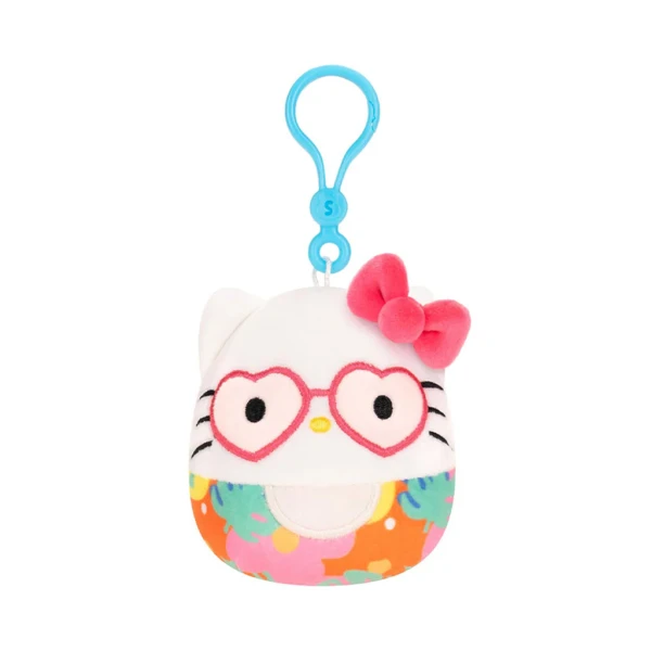 SQUISHMALLOWS SANRIO PLUSH KEYCHAIN 9 cm. TROPICAL FOOD - HELLO KITTY