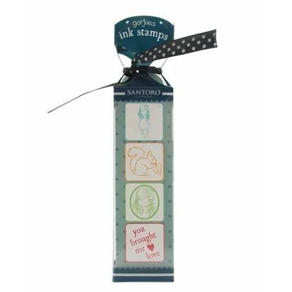 GORJUSS VACATION SELF INKING STAMP SET YOU BROUGHT ME LOVE