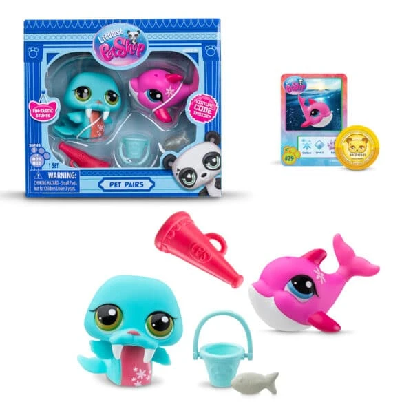 LITTLEST PETSHOP ΦΙΓΟΥΡΕΣ 2 τμχ. W1 - FIN-TASTIC STUNTS