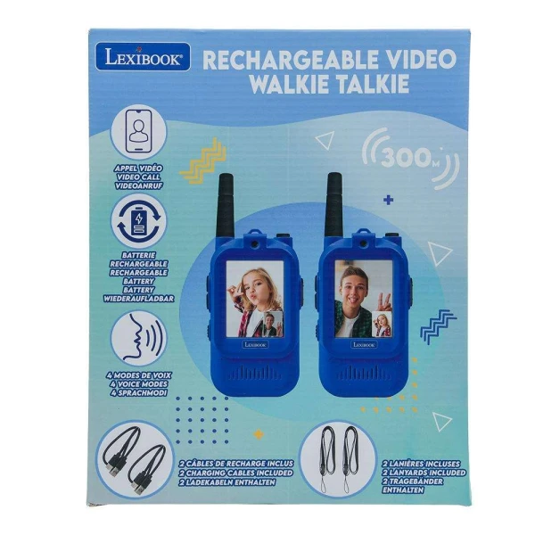 LEXIBOOK ΕΠΑΝΑΦΟΡΤΙΖΟΜΕΝΟ VIDEO WALKIE TALKIE