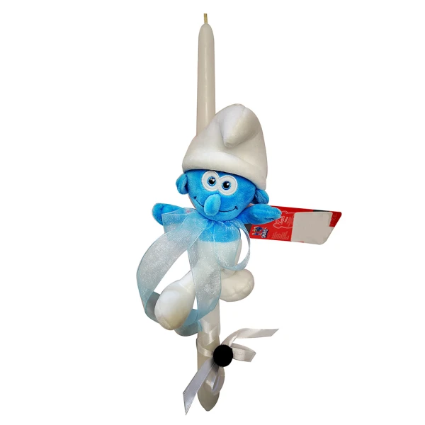 EASTER CANDLE SMURFS PLUSH 20 cm.