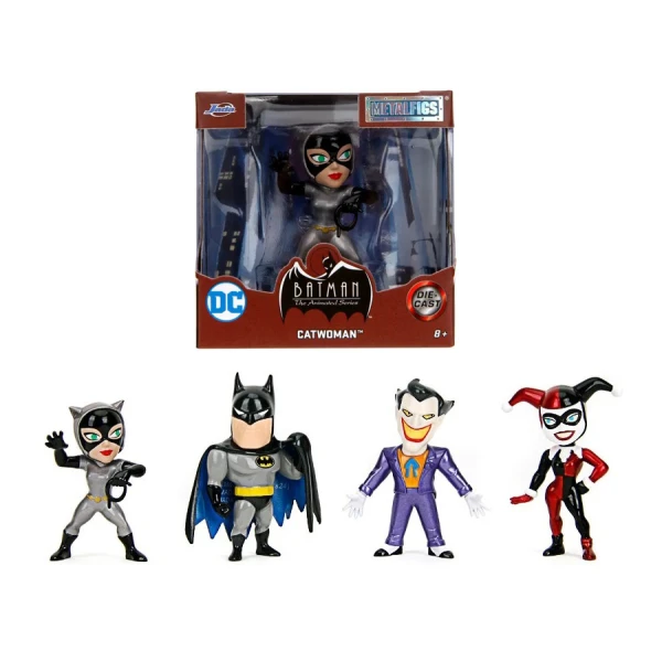 JADA DC BATMAN ANIMATED FIGURES 6 cm - 4 DESIGNS