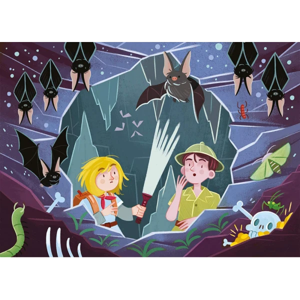 CLEMENTONI PUZZLE SUPER COLOR 2X20 pcs LOOKING FOR ADVENTURE