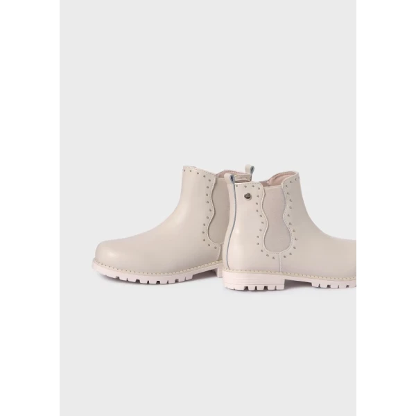 MAYORAL ANKLE BOOT BIKER CHELSEA ECRU