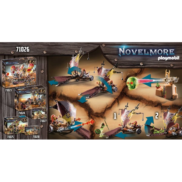 PLAYMOBIL NOVELMORE SAL\'AHARI SANDS - ΜΑΧΗ ΣΤΟΥΣ ΑΜΜΟΛΟΦΟΥΣ