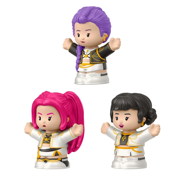 FISHER PRICE LITTLE PEOPLE SET WITH COLLECTIBLE FIGURES K-POP DEMON HUNTERS HUNTR/X