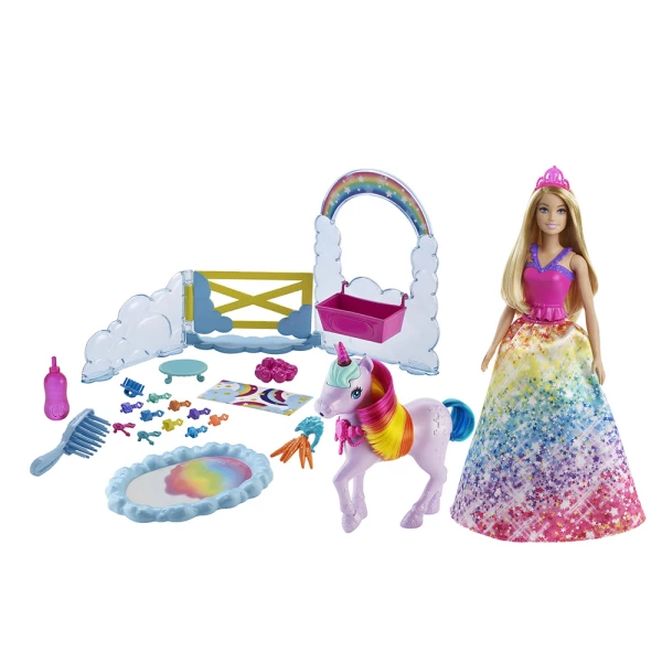 ΚΟΥΚΛΑ BARBIE ΠΡΙΓΚΙΠΙΣΣΑ ΚΑΙ ΜΟΝΟΚΕΡΟΣ