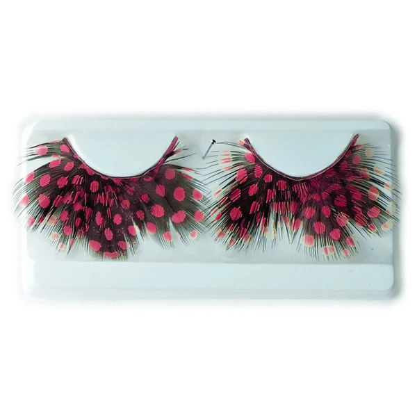 CARNIVAL ACCESSORY POLKA-DOT EYELASHES - 6 COLOURS