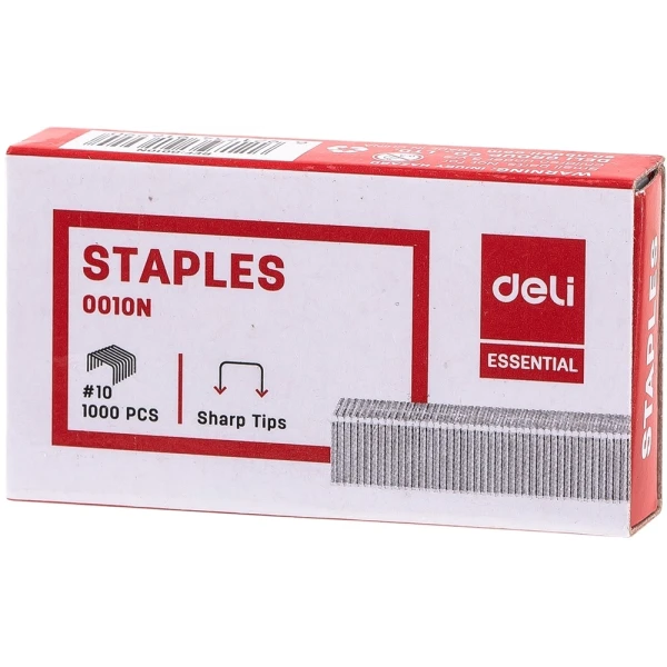 DELI REFILL STAPLES No10 1000pcs