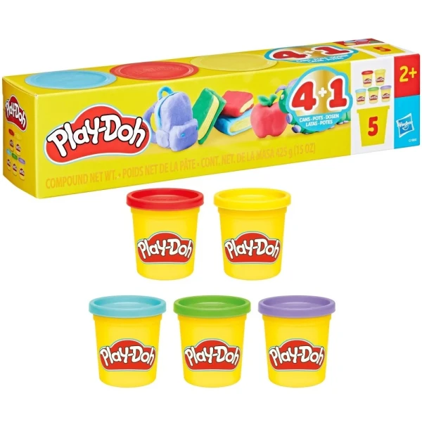 PLAY-DOH ΣΕΤ BACK TO SCHOOL 5-PACK