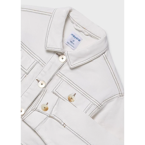 MAYORAL JACKET GABARDINE ECRU 
