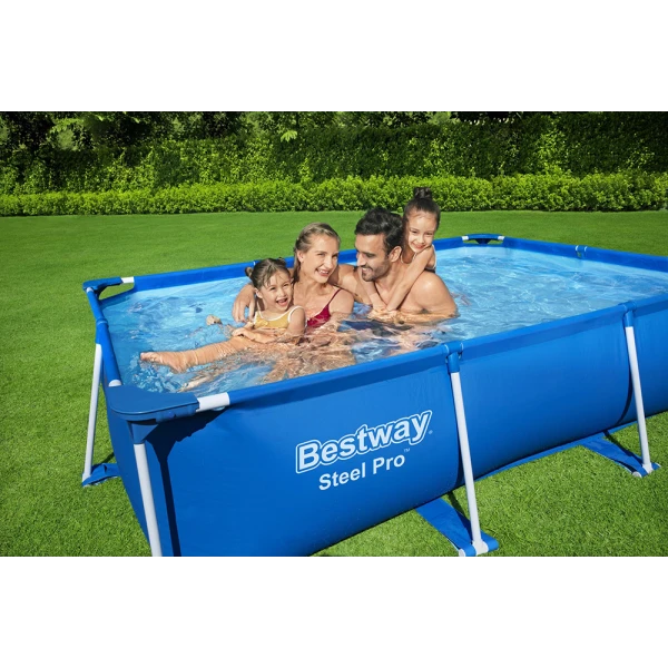 BESTWAY ΟΙΚΟΓΕΝΕΙΑΚΗ ΠΙΣΙΝΑ 259X170X61 cm STEEL PRO