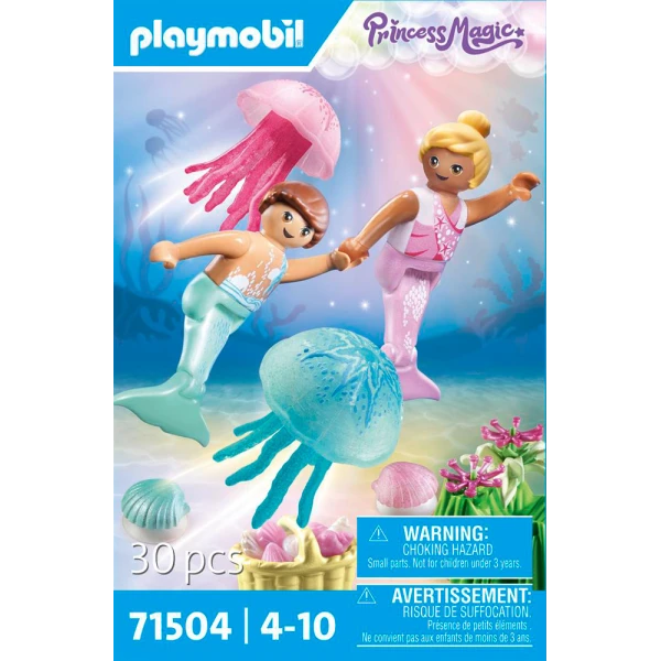 PLAYMOBIL PRINCESS MAGIC MERMAID KIDS WITH JELLYFISH