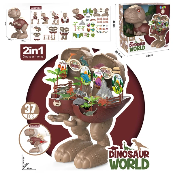 SLIDING DINO - PLAYSET DINOSAURS PARK