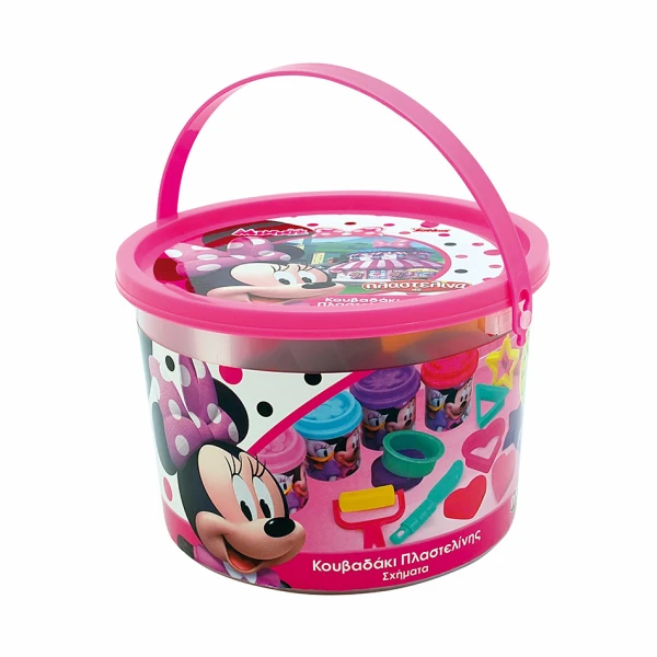 AS ΠΛΑΣΤΕΛΙΝΗ DISNEY MINNIE ΚΟΥΒΑΔΑΚΙ ΜΕ 4 ΒΑΖΑΚΙΑ - ΚΑΠΑΚΙΑ ΚΑΛΟΥΠΑΚΙΑ ΚΑΙ 8 ΕΡΓΑΛΕΙΑ 200GR