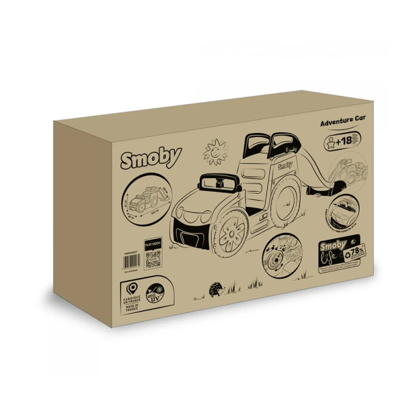 SMOBY LIFE ADVENTURE CAR ΜΕ ΤΣΟΥΛΗΘΡΑ