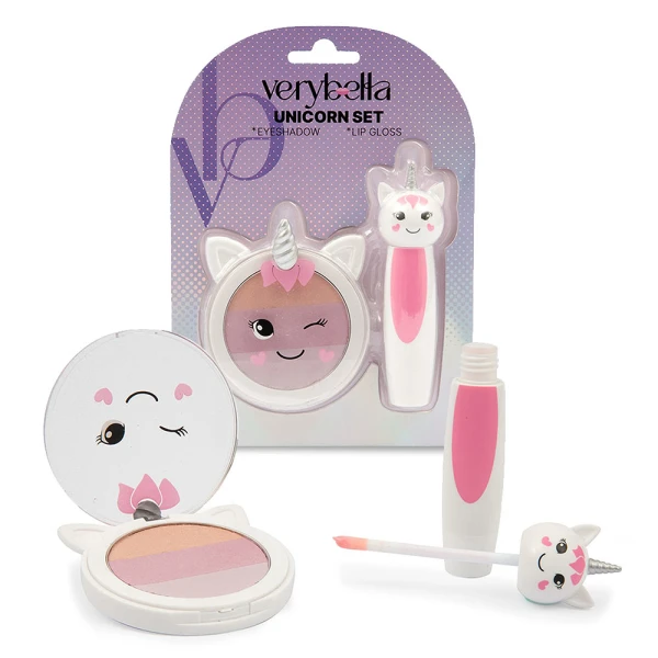 VERY BELLA UNICORN SET EYE SHADOW & LIP GLOSS