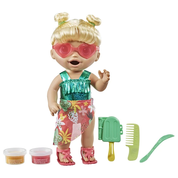 BABY ALIVE ΚΟΥΚΛΑ ΜΩΡΟ SUNSHINE SNACKS BLOND HAIR