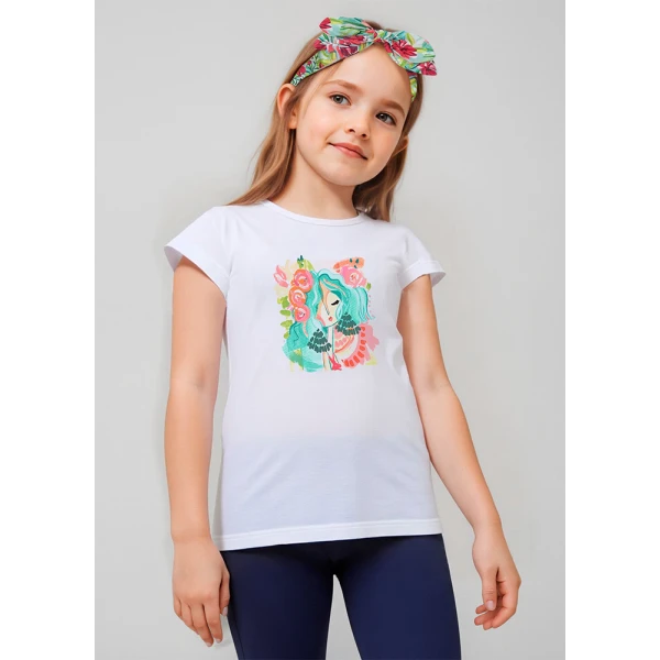 MAYORAL BLOUSE SHORT SLEEVES WHITE-WATER